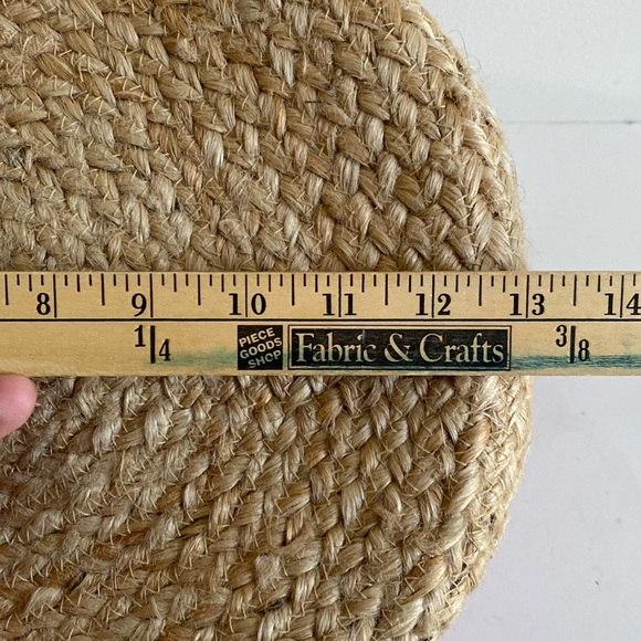 Pottery Barn Kids Jute with Pink Layers Basket - Picture 5 of 6